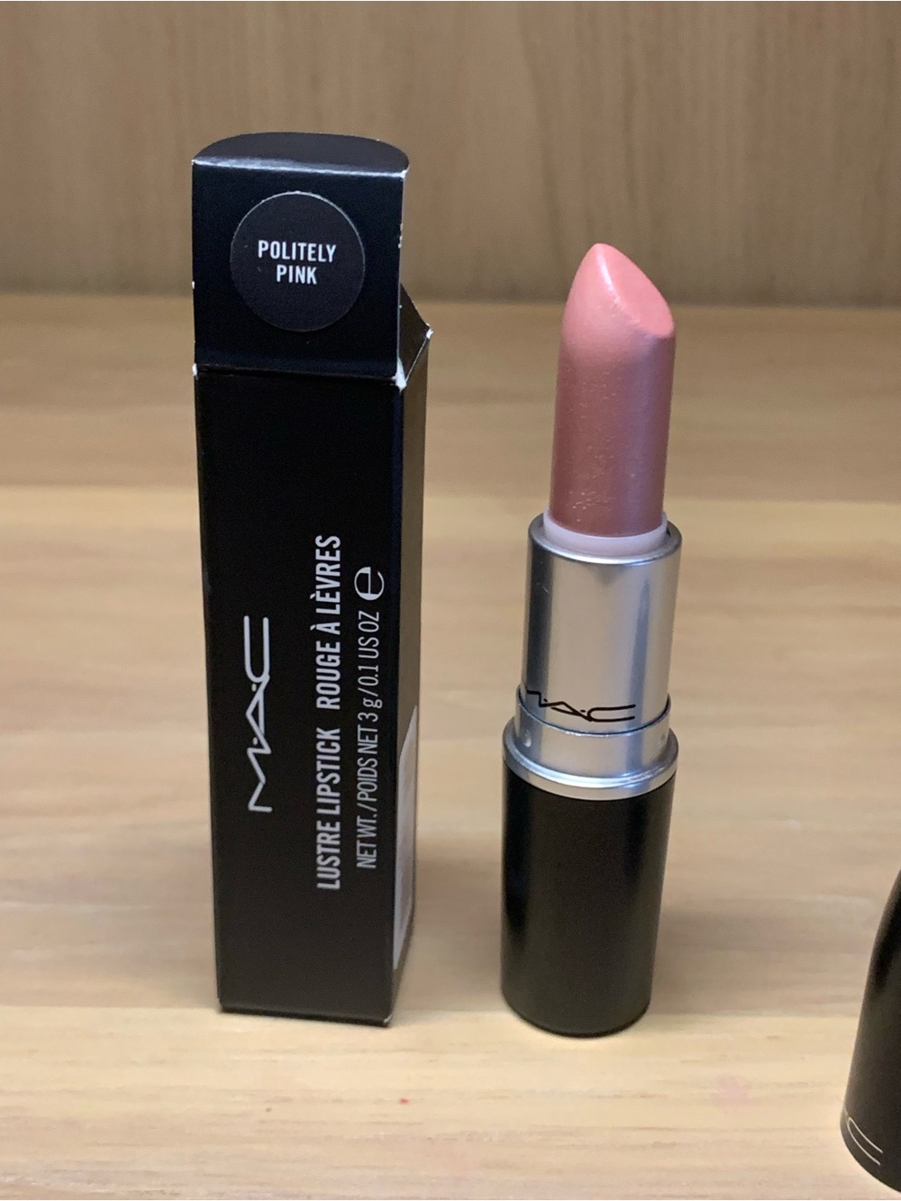 MAC Cosmetics Lustre Lipstick - Politely Pink - Picture 2 of 6